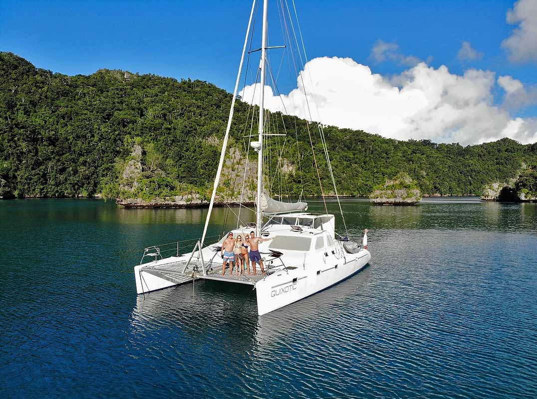 Charter yacht Quxiotic in Savusavu Fiji