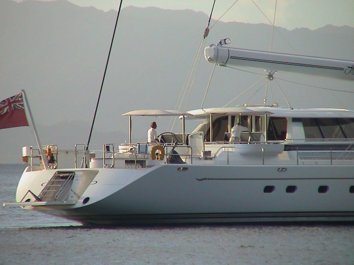 Super Yacht at Savusavu Fiji